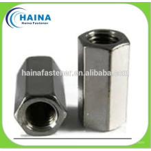 factory product DIN6334 stainless steel connection nuts M4-M24